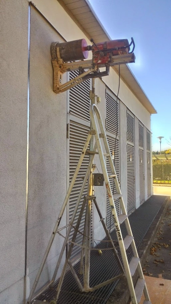 bauTec alexm  — Kernbohrungen — Ingenried bei Schongau — Entlüftungsbohrung